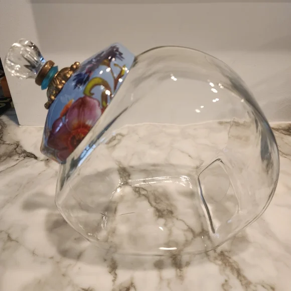 Mackenzie-Childs Wildflowers Enamel Cookie Jar - Picture 8 of 13